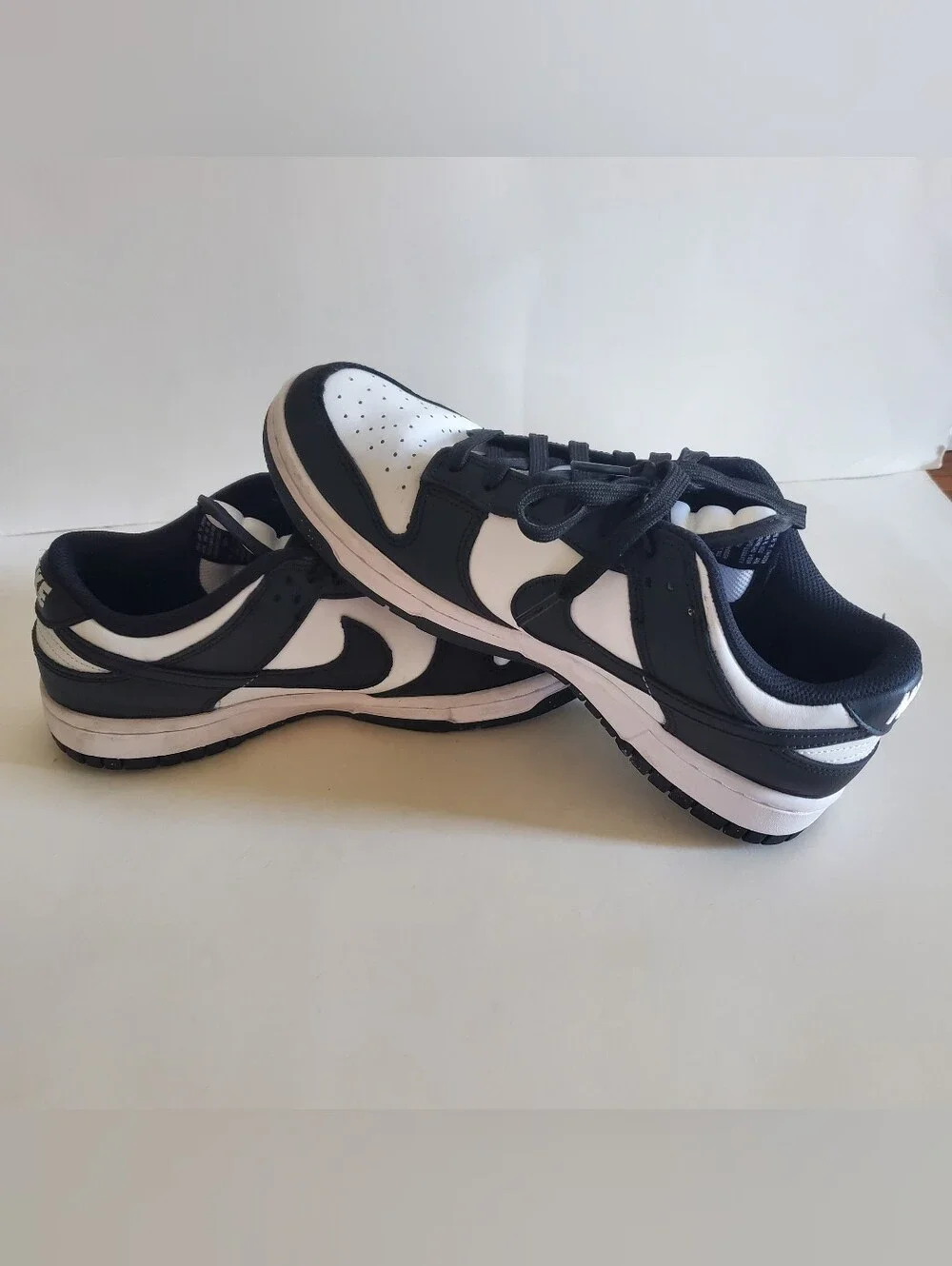 Nike Dunk Low Panda White Black Womens Sneakers  Size 8.5
